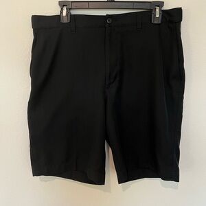 PGA Tour Men's Black Flat Front Shorts